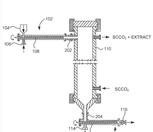 System for continuous feeding and discharging of solid material to and from a vessel operating under high pressure